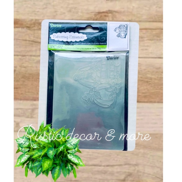 Darice Embossing Folder Essentials  " PUMPKINS N BASKET  "  #1219-213 - Picture 2 of 2